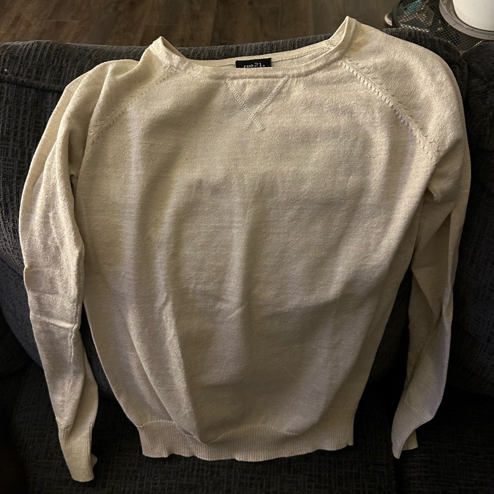 Gold Crew Neck